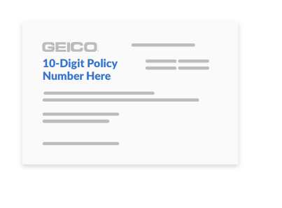 geico insurance binder request